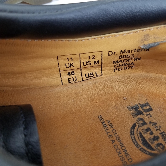 Dr. Martens Airwalk men's low leather shoes 12 - Picture 7 of 8